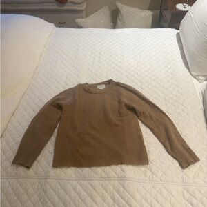 Women's Brown Crew Neck Sweater